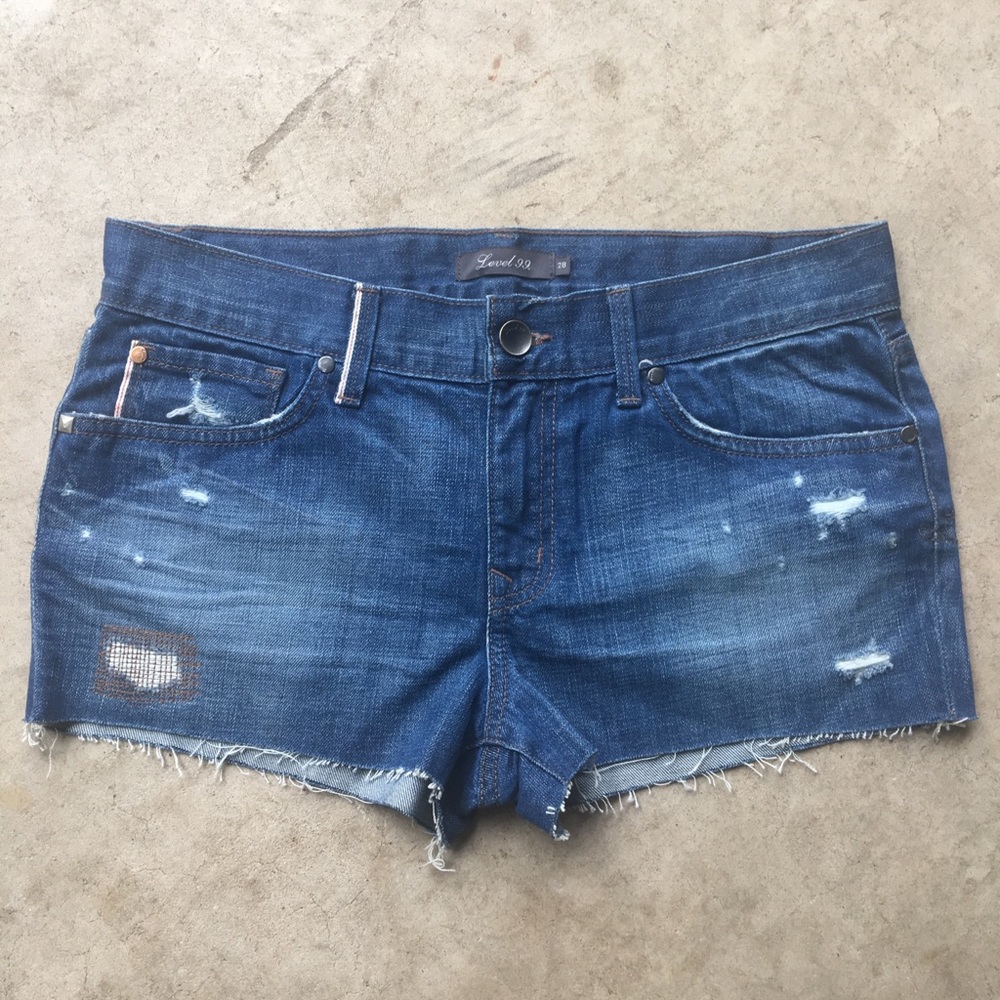 Level 99 Anthropologie Jean Shorts